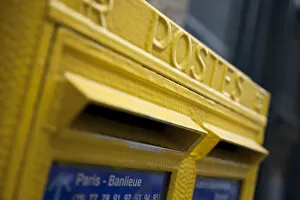 Images Dated 4th May 2010: Post box, Paris, France