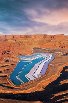 Images Dated 5th January 2023: Potash Ponds, Moab, Utah, USA
