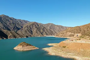 Latin Prints: Potrerillos Dam, Potrerillos Valley, Mendoza, Argentina