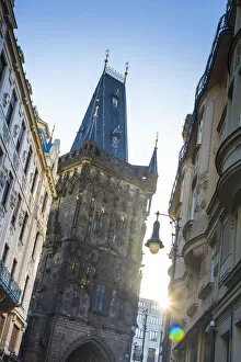 Images Dated 12th December 2013: Powder Tower, Old Town, Prague, Czech Republic