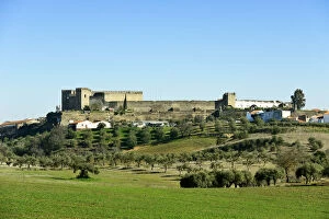 The powerful 13th castle of Campo Maior. Alentejo, Portugal