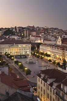 Praca do Pedro IV square (Rossio Square), Lisbon, Portugal