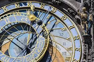 Images Dated 11th May 2017: Prague astronomical clock, Prague, Bohemia, Czech Republic
