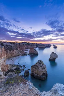 Praia da Marinha beach in Caramujeira Lagoa, Faro, Algarve, Portugal
