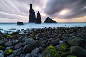 Northern Coast Prints: Praia da Ribeira da Janela, Porto Moniz, Madeira Island, Portugal