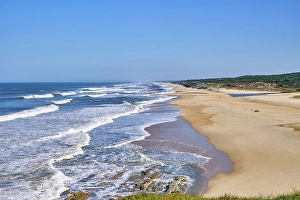Sao Pedro De Moel Prints: Praia Velha beach, Sao Pedro de Moel. Marinha Grande, Leiria. Portugal