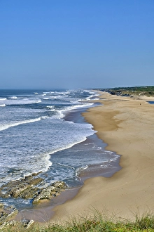 Sao Pedro De Moel Prints: Praia Velha beach, Sao Pedro de Moel. Marinha Grande, Leiria. Portugal