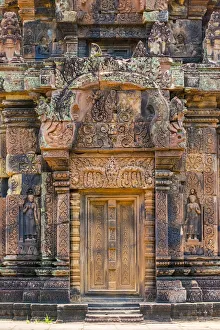Prasat Banteay Srei temple ruins, UNESCO World Heritage Site, Siem Reap Province