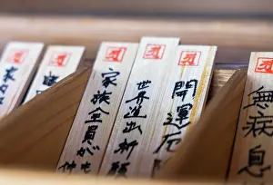 Inside Prints: Prayer cards in Dainichido Hall of Chuson-ji Temple (UNESCO World Heritage Site)