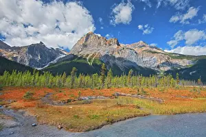 Emerald Lake Prints: The President Range at Emerald Lake
