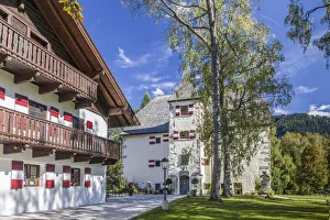 Country House Prints: Prielau Castle on Lake Zell, Salzburg State, Austria