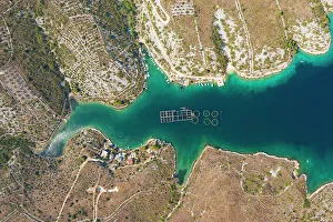 Croatia Prints: Primosten, Dalmatian Coast, Adriatic, Croatia