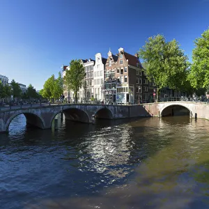 Keizersgracht Prints: Prinsengracht canal, Amsterdam, Netherlands