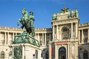 Prinz Eugen statue, Hofburg Palace, Vienna, Austria
