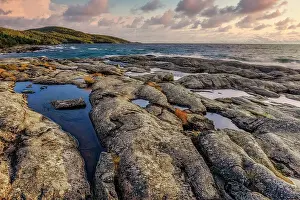 Provincial Park Prints: Prisoner's Cove on Lake Superior in Neys Provincial Park, Ontario, Canada