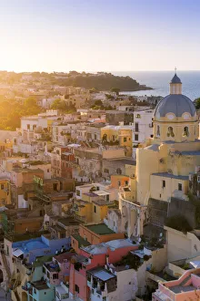 Images Dated 14th September 2016: Procida, La Corricella Harbour. Campania, Italy