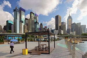 Images Dated 18th August 2023: Promenade, Wan Chai, Hong Kong Island, Hong Kong