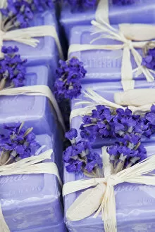 Images Dated 18th February 2010: Provence, France. Lavender soap in Provence France