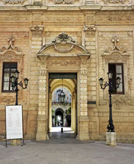 Portal Prints: Province palace, Lecce, Apulia, Italy