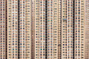 Dense Prints: Public housing apartment block towers in Kowloon Bay, Kwun Tong District, New Territories