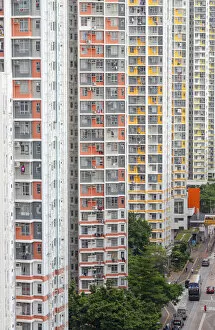 Cantonese Collection: Public housing apartments, Shek Kip Mei, Kowloon, Hong Kong