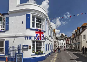 Pubs in the seaside resort of Lyme Regis, Dorset, England