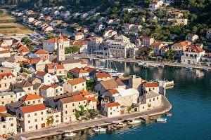 Brac Prints: Pucisca on the island of Brac, Damatia, Adriatic Coast, Croatia