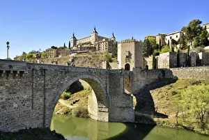 The Puente de Alcantara (Alcantara bridge) over the Tagus river, a roman bridge that