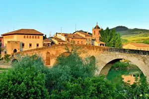 Walk Prints: Puente La Reina, Jakobsweg, Camino de Santiago, Navarra, Spain