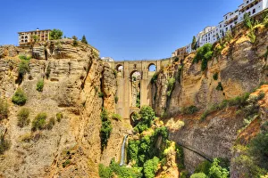 Puente Nuevo Bridge over the Tajo Gorge, Ronda, Andalusia, Spain