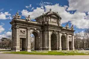 Triumphal Arch Prints: Puerta de Alcala (Alcala Gate), Madrid, Community of Madrid, Spain