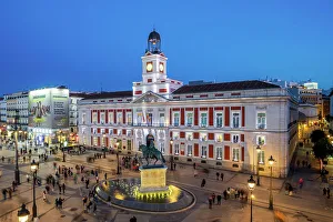 Puerta Del Sol Prints: Puerta del Sol square, Madrid, Spain