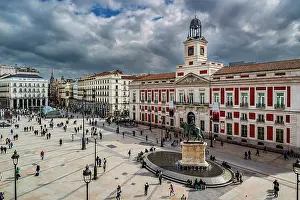 Puerta Del Sol Prints: Puerta del Sol square, Madrid, Spain