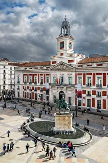 Puerta Del Sol Prints: Puerta del Sol square, Madrid, Spain