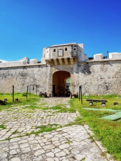 Bastion Prints: Puerta de Tierra, Defensive Wall of the Old Town, Campeche City, Campeche State, Mexico