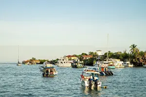 Ecuadorian Prints: Puerto Ayora, Santa Cruz Island, Galapagos Islands, Ecuador