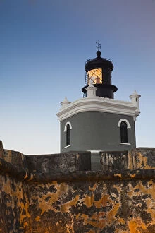 Puerto Rico, San Juan, Old San Juan, San Felipe del Morro Fort, El Morro, fortress walls