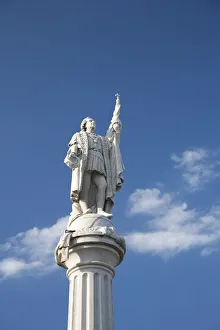 Puerto Rico, San Juan, Old Town, Plaza Cristobal Colon