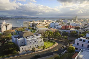 Puerto Rico, San Juan, Old Town, View from Fuerte San Cristobal (Unesco Site)