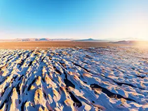 Textured Prints: Pumice stone field, Campo de Piedra Pomez, El Penon, Puna, Catamarca, Argentina