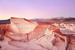 Volcanoes Prints: The Pumice Stone Field (Spanish: Campo de Piedra Pomez) at twilight