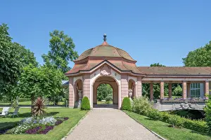 Lower Franconia Prints: Pump Room in the Spa Gardens, Bavarian State Spa Bad Bruckenau