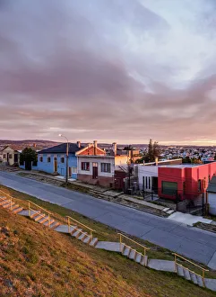 Magallanes Province Prints: Punta Arenas at sunrise, Magallanes Province, Patagonia, Chile