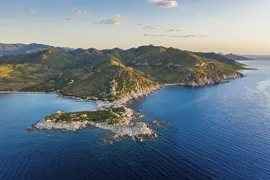 Cape Prints: Punta Molentis cape and beach, Villasimius, Cagliari, Sardinia, Italy