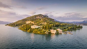 High View Prints: Punta San Vigilio, Garda, Garda Lake, Verona province, Veneto, Italy