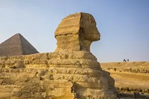 Giza Gallery: Pyramid of Cheops and the Sphinx, Giza, Cairo, Egypt