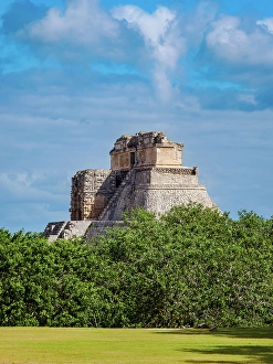 Uxmal Prints: Pyramid of the Fortune-teller or Pyramid of the Magician