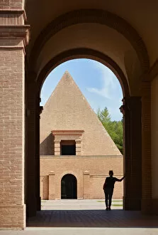Images Dated 22nd April 2021: The pyramid of the 'Labirinto della Masone 'in Fontanellato, Parma, Italy