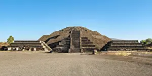 Teotihuacan Prints: Pyramid of the Moon, Teotihuacan, Mexico State, Mexico