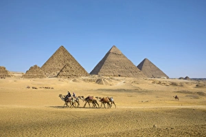Images Dated 20th March 2017: Pyramids of Giza, Giza, Cairo, Egypt